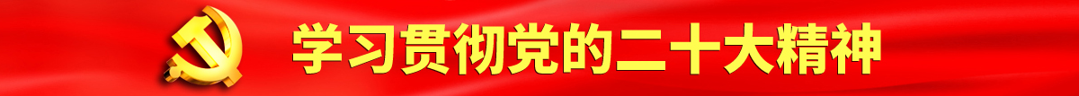 私人日逼认真学习贯彻落实党的二十大会议精神